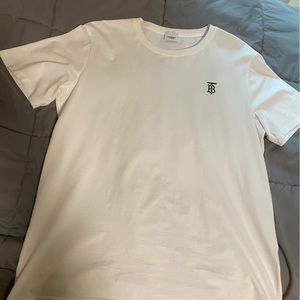 White Burberry men’s shirt, worn once